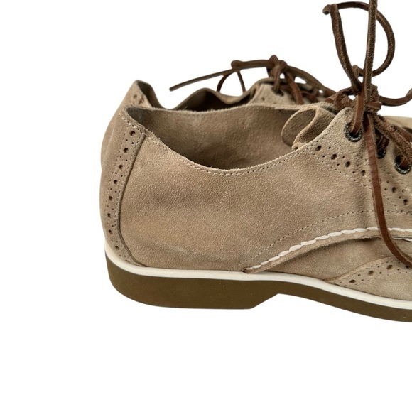 Sperry Top-Sider Leather Suede Oxford Shoes Size 11M Wingtip Brouge Busienss - Picture 2 of 13